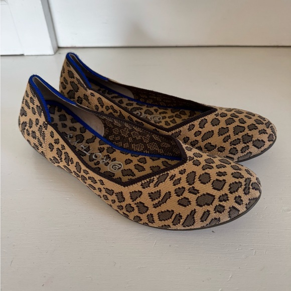 Rothy's Shoes - Rothys leopard cheetah print flats size 9.